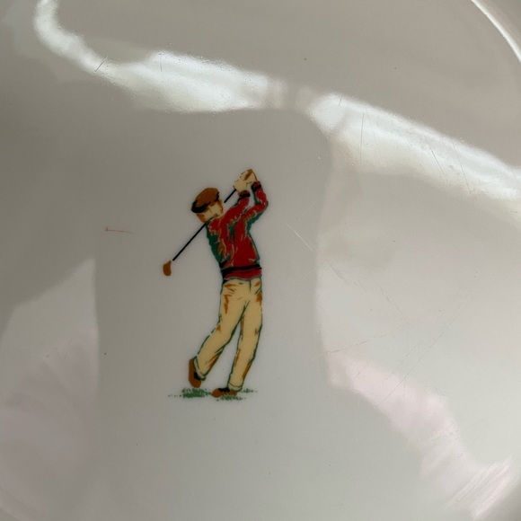 Christopher Stuart Optima Fine China Fairway HK204 sandwich plate. - Picture 3 of 5